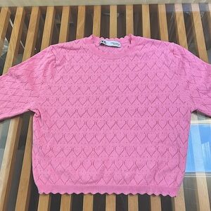 ZARA CROPPED SWEATER
